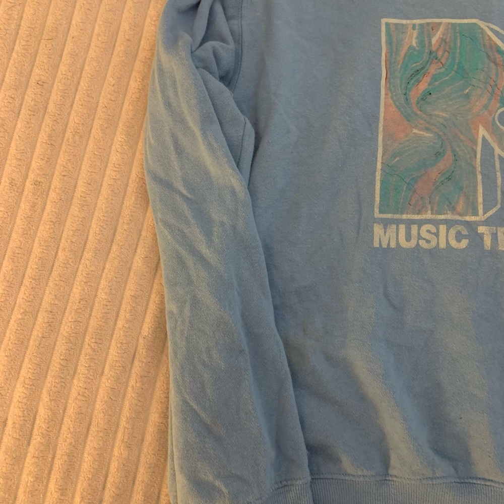 Blue MTV Graphic Sweatshirt